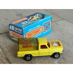 Matchbox Superfast Rolamatics 57 – Wildlife Truck Ford geel