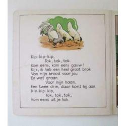 Vintage Prent leesboek H324: Rie Cramer - Bont en blij Nr. 1