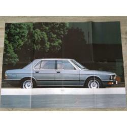 BMW 5-serie e28 folder uit 1982