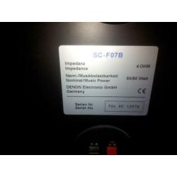 Denon speakers SC-F07B