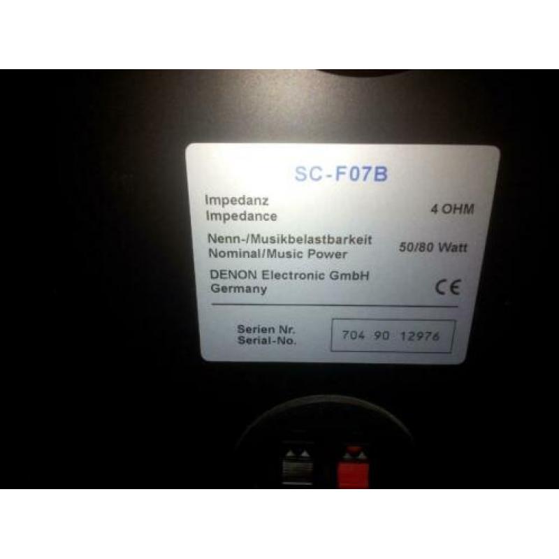Denon speakers SC-F07B