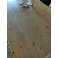 mooie grote grenen salon tafel