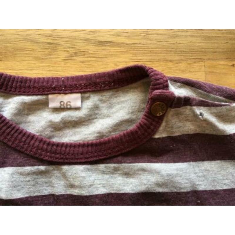 Maat 86 - shirt lange mouwen