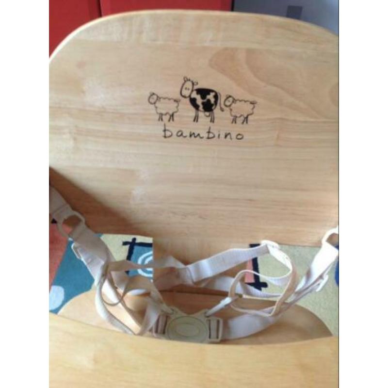 Houten Bambino (kinder) meegroeistoel