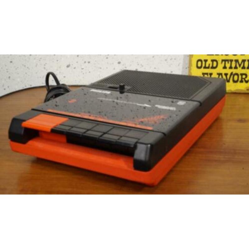 Leuke vintage Philips D 6260 Cassette Recorder
