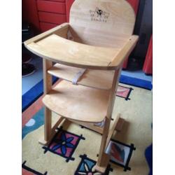 Houten Bambino (kinder) meegroeistoel
