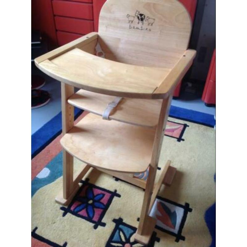 Houten Bambino (kinder) meegroeistoel