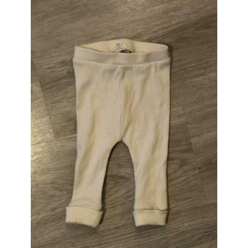 Rib broekjes / leggings 56 - 68