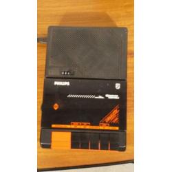 Leuke vintage Philips D 6260 Cassette Recorder