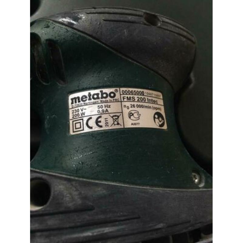 Metabo vlakschuurmachine