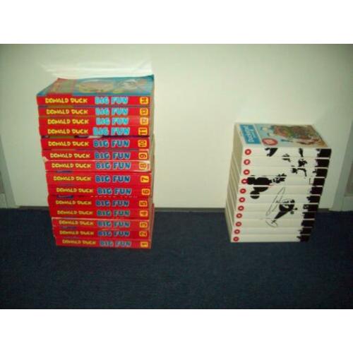 Complete series Donald Duck pockets 14x Big Fun-11x Duckstad