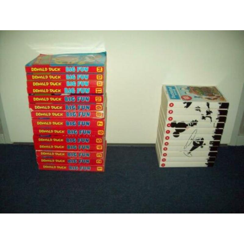 Complete series Donald Duck pockets 14x Big Fun-11x Duckstad