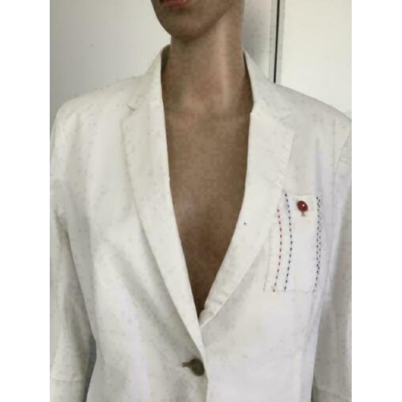 D690 G-Star Raw maat M=38/40 jasje colbert blazer wit