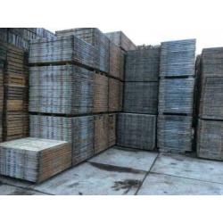 Steenschotten hout 0,96 x 1m40 , zeer oud , om te verwerken