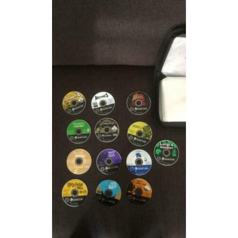 Originele GameCube met 12 spellen te koop
