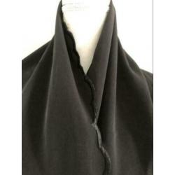 Polyester sjaal - 55 x 196 cm - zwart