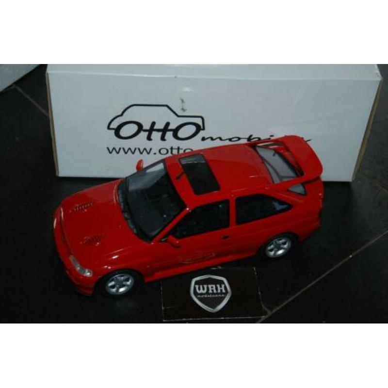1:18 FORD ESCORT RS Cosworth red Otto mobile OT073 WRH