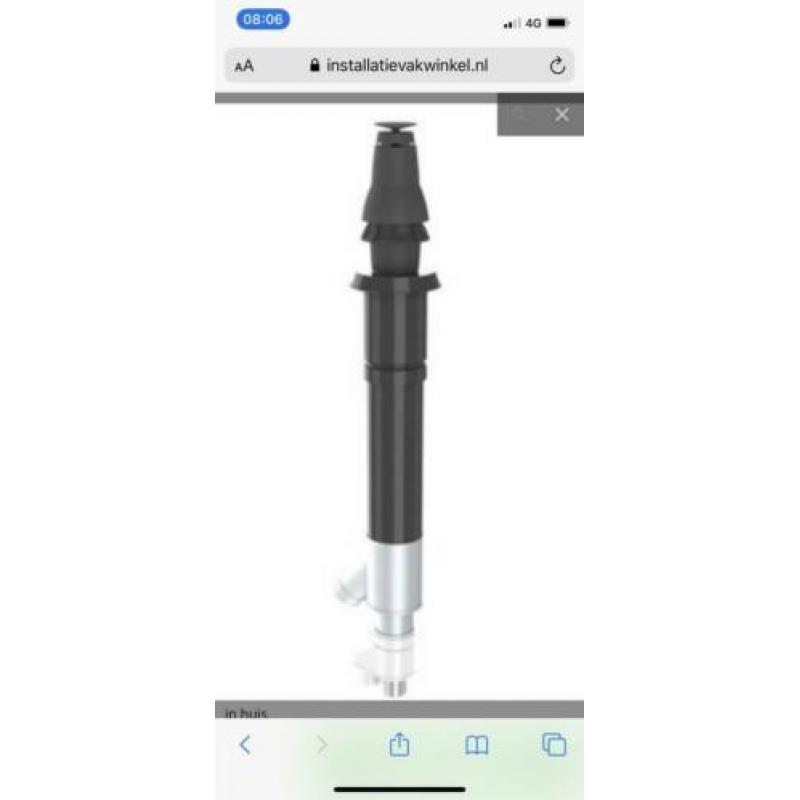 Burgerhout HR dakdoorvoer combi 3000 ALU (NIEUW)