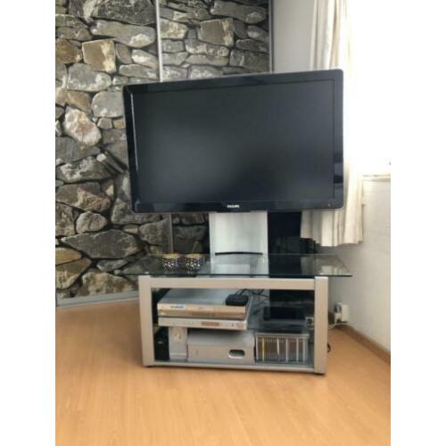 Philips 50 inch tv op beugel/meubel incl woofer/versterker