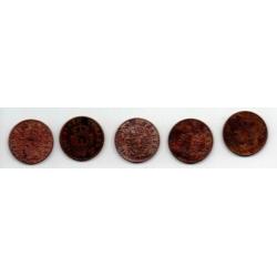 Lot Duitse Staten Preussen 2 Pfenninge 10x- #KM452 en #KM481