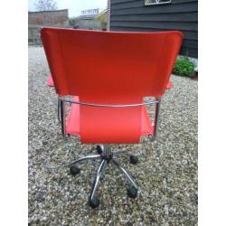 bureaustoel - rood - nr 8413