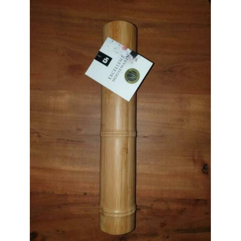 nieuw houten bamboe zout of peper molen