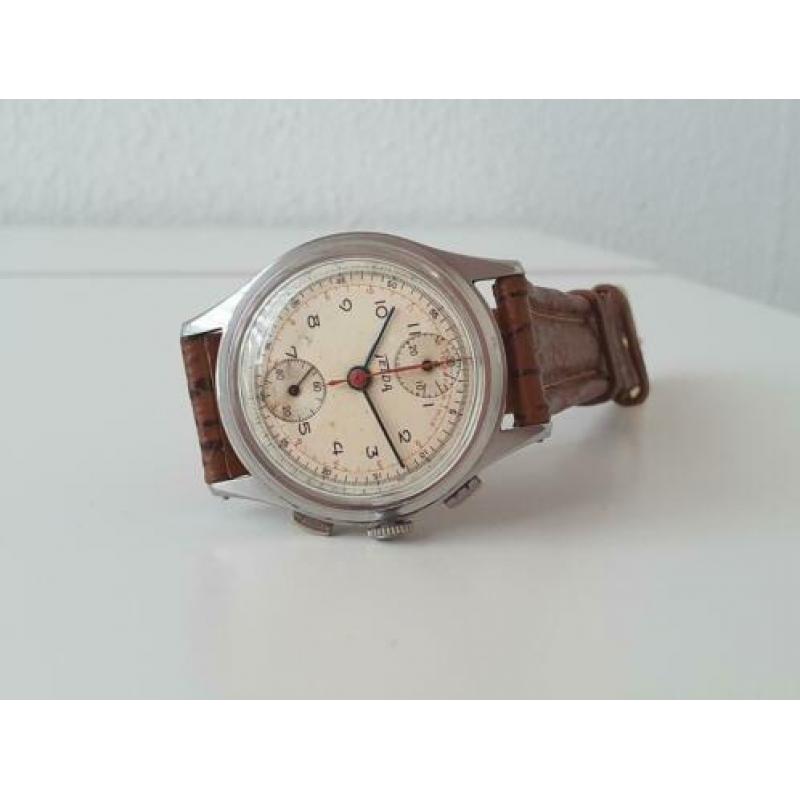 Telda chronograaf herenhorloge 40's 50's