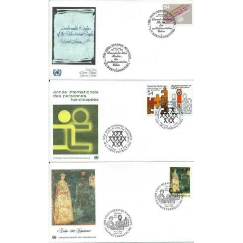 VN Wenen - Kavel van 51 Fdc's - Onbeschreven