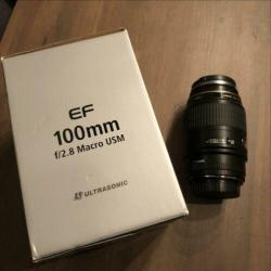 Canon 100mm f2.8 USM Macro