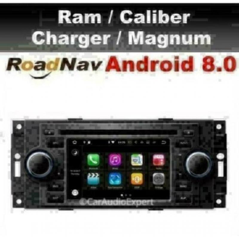 Dodge RAM Caliber radio navigatie 5inch android 8.0 wifi dab