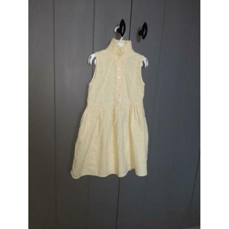 Wit jurkje broderie kant meisje 116 le chic mayoral Primark