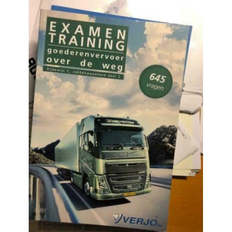 Verjo Vrachtwagen 7 Theorie Examen Boeken Rijbewijs C en CE