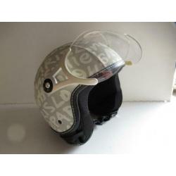 Jethelm Motor Scooter Brommer Snorfiets Helm XS,S en M