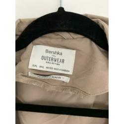 Bershka lange gilet blazer beige maat L als nieuw!