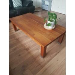 massief kersenhout (geolied) eettafel + 6 stoelen, ect.