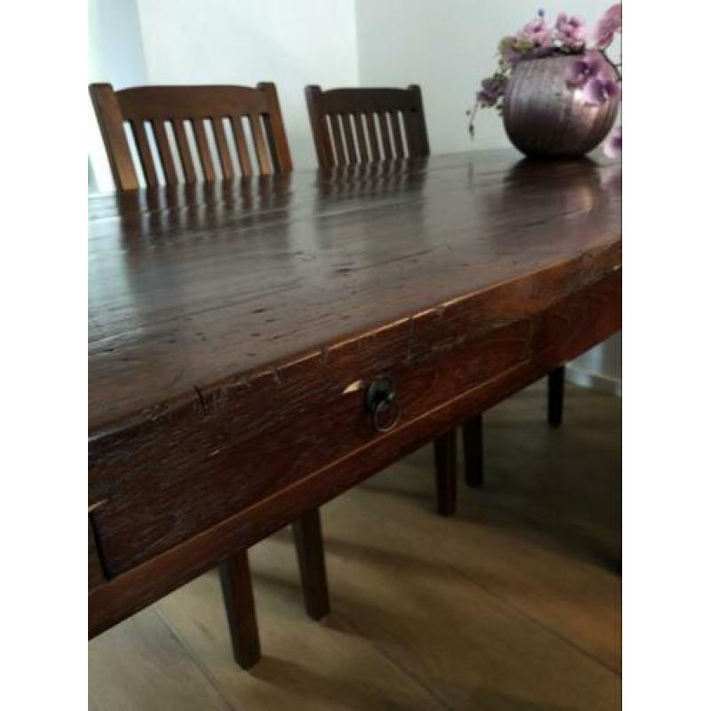 Eettafel + stoelen
