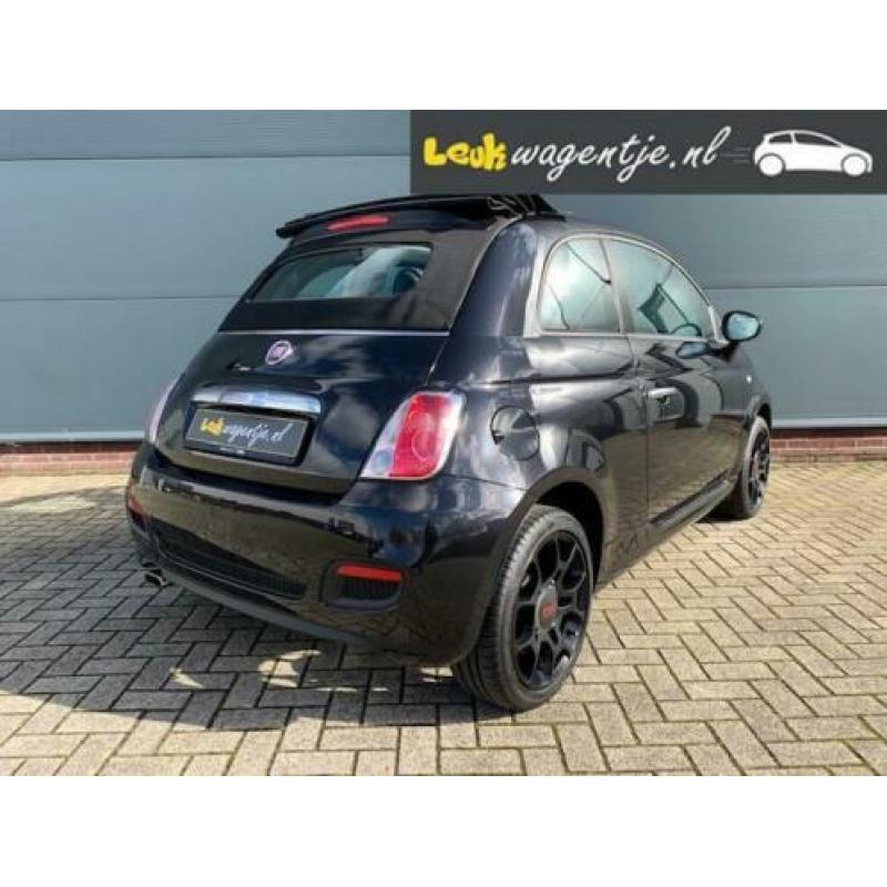 Fiat 500 C 1.2 500S Cabrio * leder * stoelverw. * 16 inch
