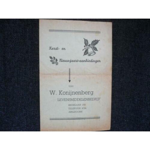 Apeldoorn Konijnenberg brochure levensmiddelen