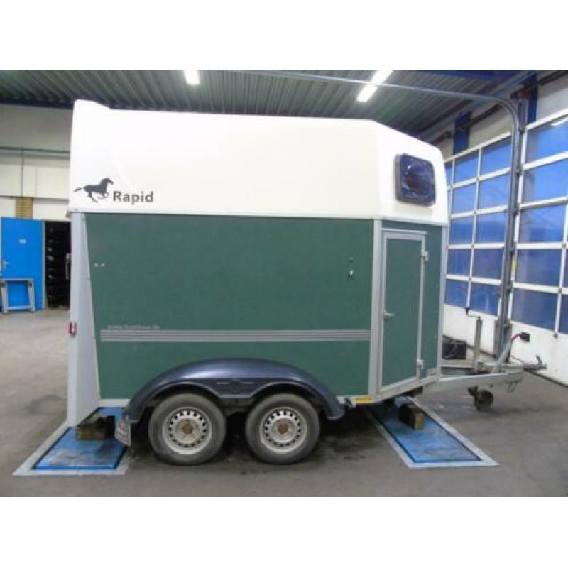 Humbaur Rapid 2-paards trailer zadelkamer handelsprijs Buist