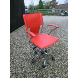 bureaustoel - rood - nr 8413