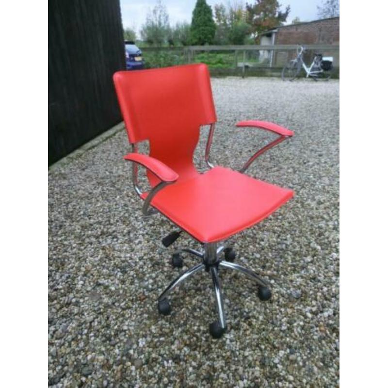bureaustoel - rood - nr 8413
