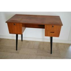 Jaren '50 Teak houten bureau