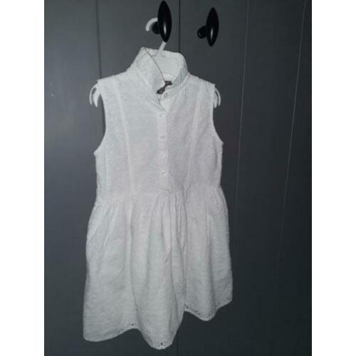 Wit jurkje broderie kant meisje 116 le chic mayoral Primark