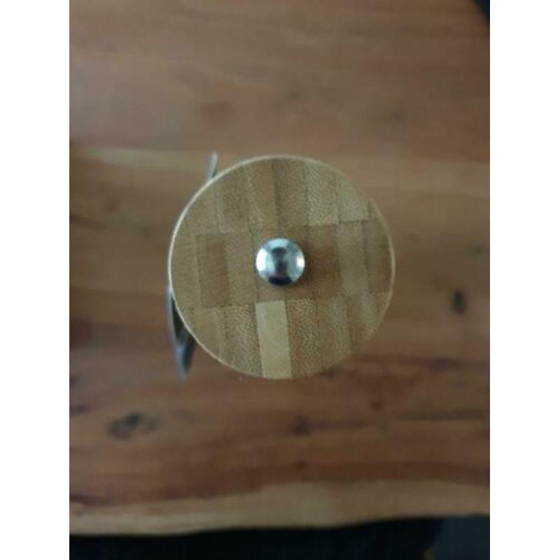 nieuw houten bamboe zout of peper molen