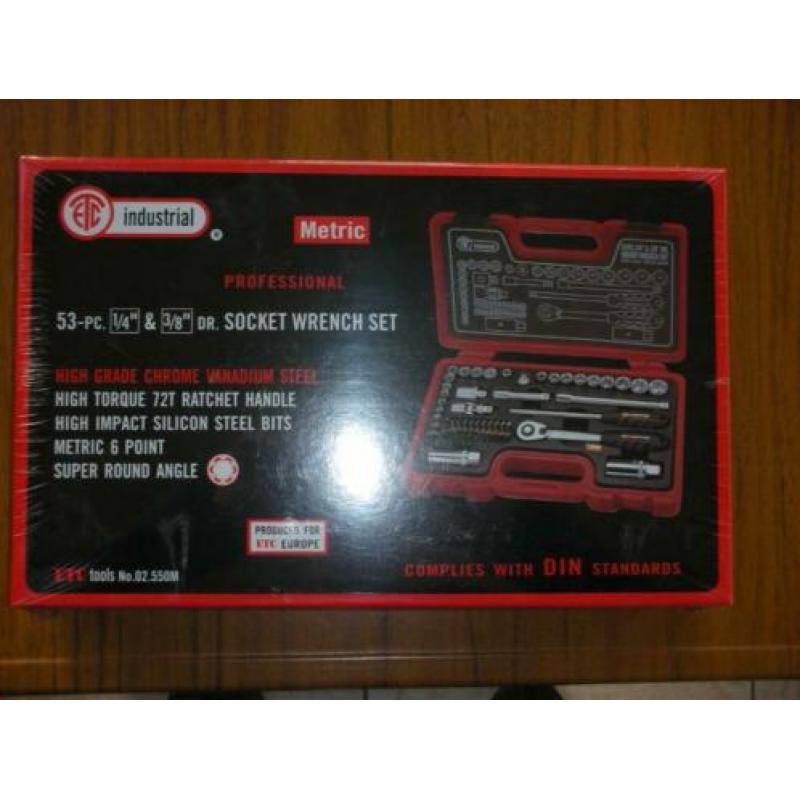 nieuwe doppenset merk etc tools 53 delig