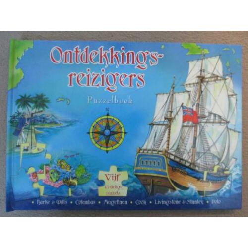 Ontdekkingsreizigers puzzelboek