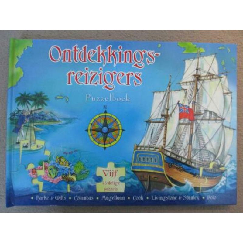 Ontdekkingsreizigers puzzelboek
