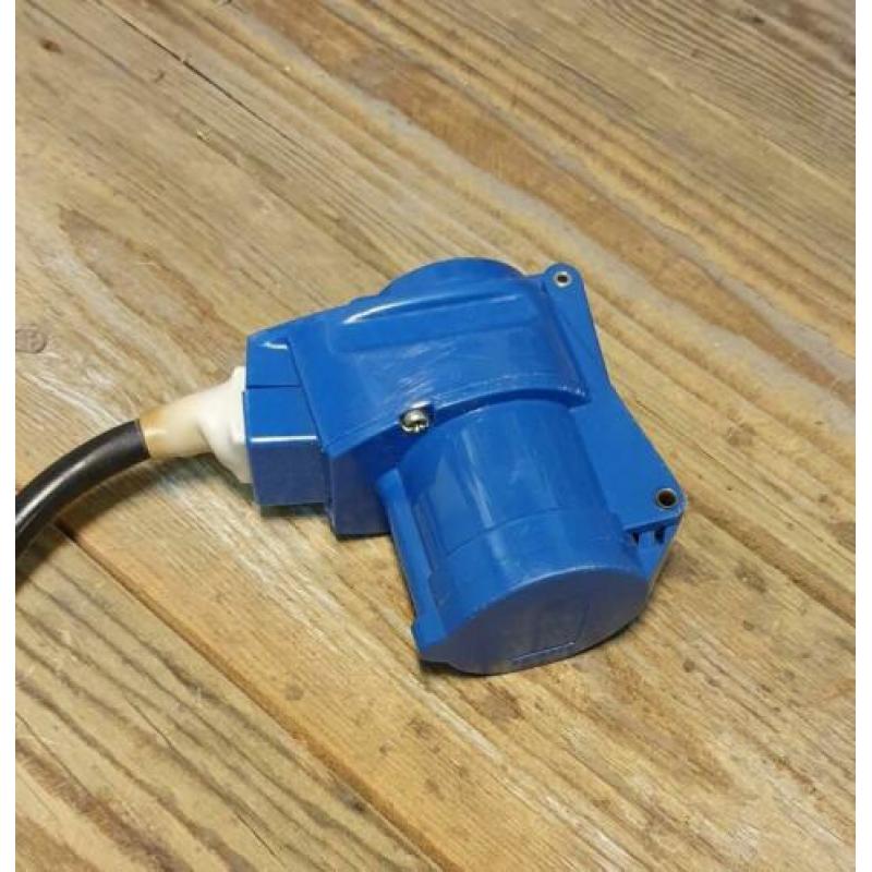 20 mtr neopreen verlengkabel met dubbele stekker