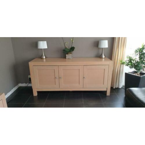 dressoir, tv meubel, glazen kast en salontafel