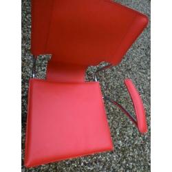 bureaustoel - rood - nr 8413